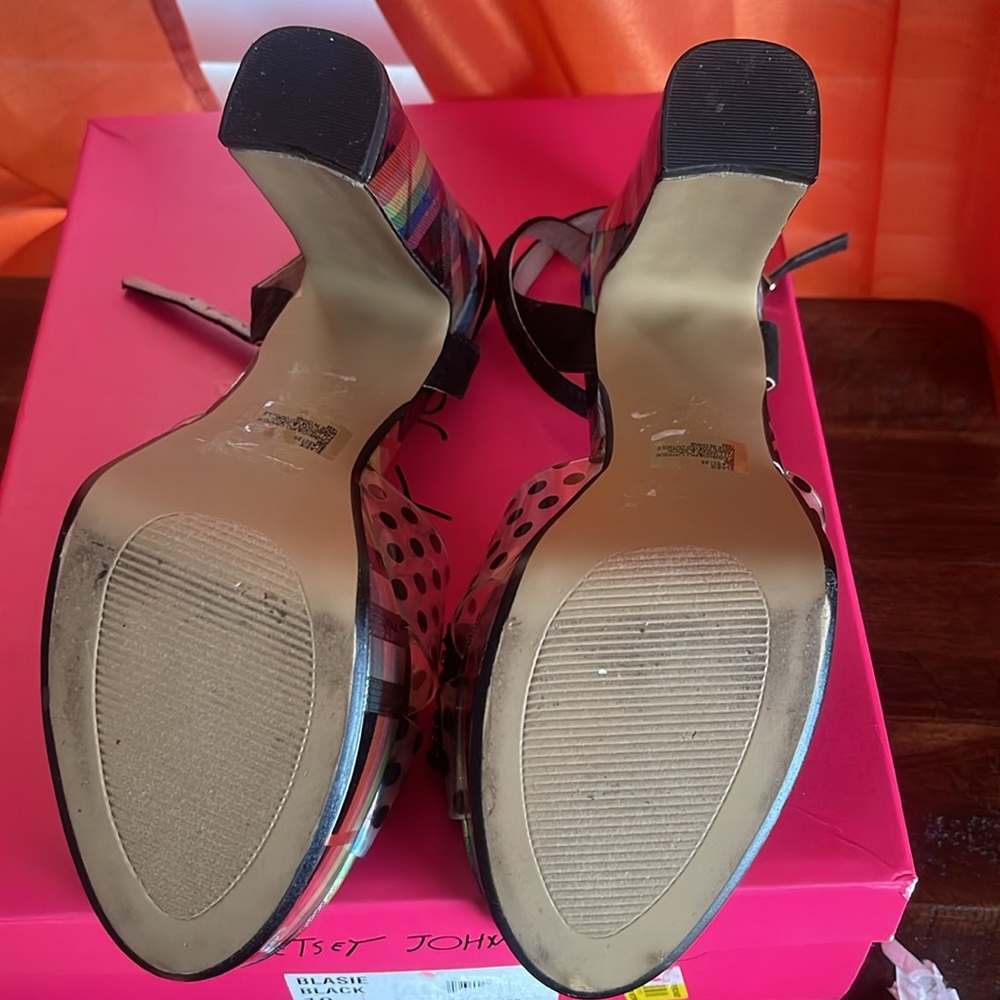 Betsey Johnson Multicolor Platform Heels - Picture 7 of 7